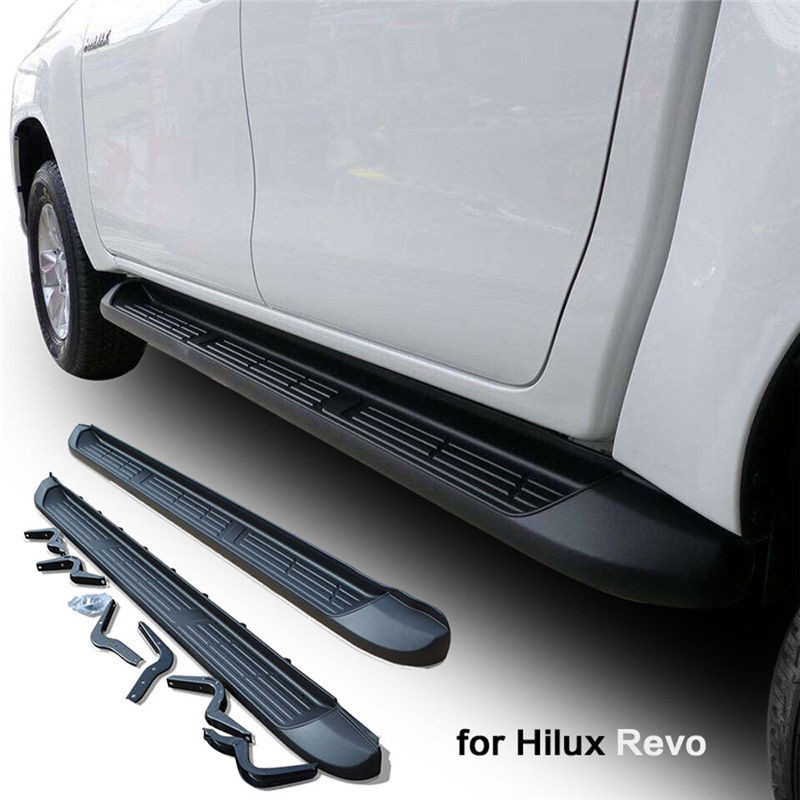 OEM Manufacturer Wholesale 4x4 Aluminum Side Step Running Board For Toyota Hilux Revo With Brackets