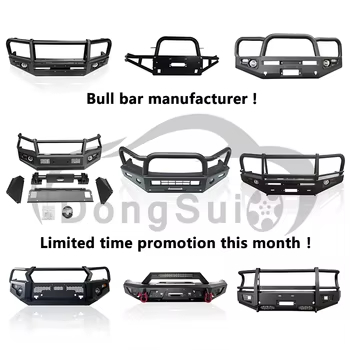 Dongsui Original Factory Solid Pickup Truck Front Bull Bar Bumper Deer Guards Για την Toyota Hilux Vigo Revo Rocco Nissan NP300 Navara Isuzu Mitsubishi Volkswagen Ford F150 Raptor Ranger Ονομασία και ονομασία