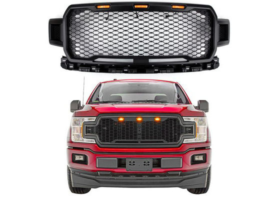 4x4 μπροστινή σχάρα -GR-F150A επαναλείψεων ABS πλαστική με LEDs για τη Ford F150