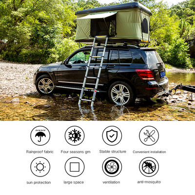 Αυτόματη σκληρή Shell επαναλείψεων χρώματος 4x4 4wd λογότυπων συνήθειας σκηνή στεγών αυτοκινήτων Suv