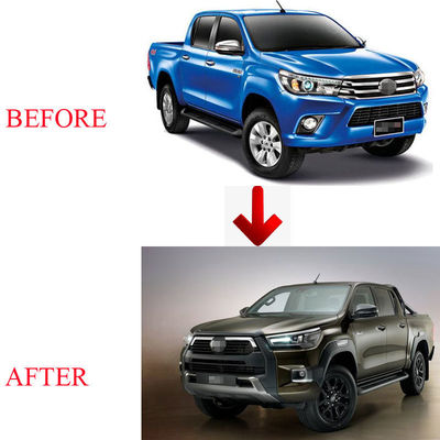 Πιάτο Toyota Hilux Revo Rocco 2021 ολισθήσεων φλογών κιγκλιδωμάτων εξαρτήσεων σώματος λίφτινγκ