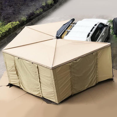 420D η σκηνή 4x4 εισελκόμενο Sunproof στεγών αυτοκινήτων στεγανοποιεί τη Awning οικογενειακή σκηνή 270 βαθμού με το δωμάτιο υφασμάτων
